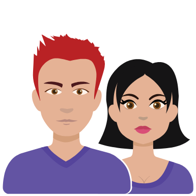 Stefansidana couple from Slobozia, Ialomița